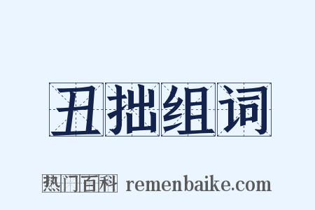 丑拙组词是什么意思的图片